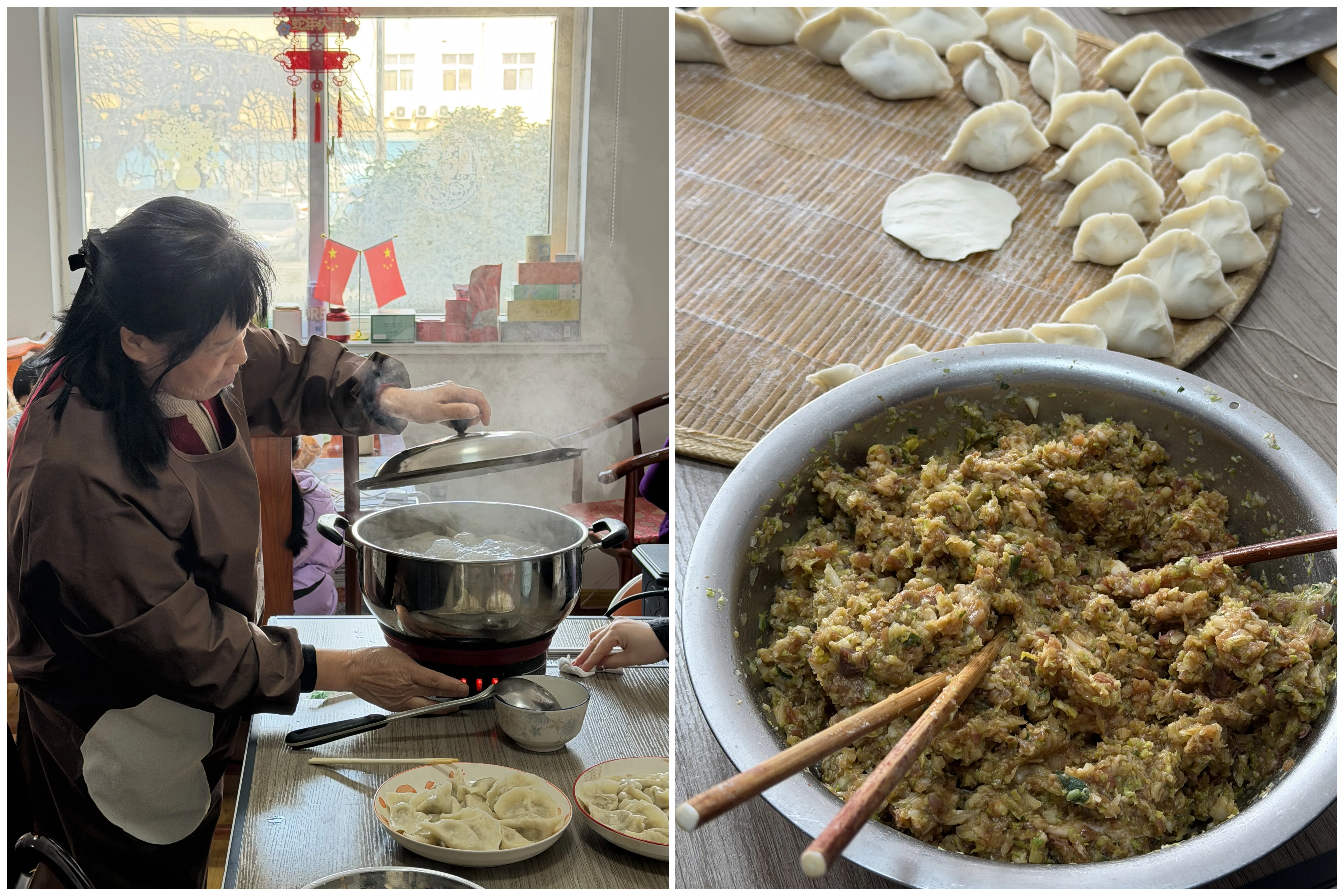 Haozhifeng oslavuje malý Nový rok tradíciou knedlíkov